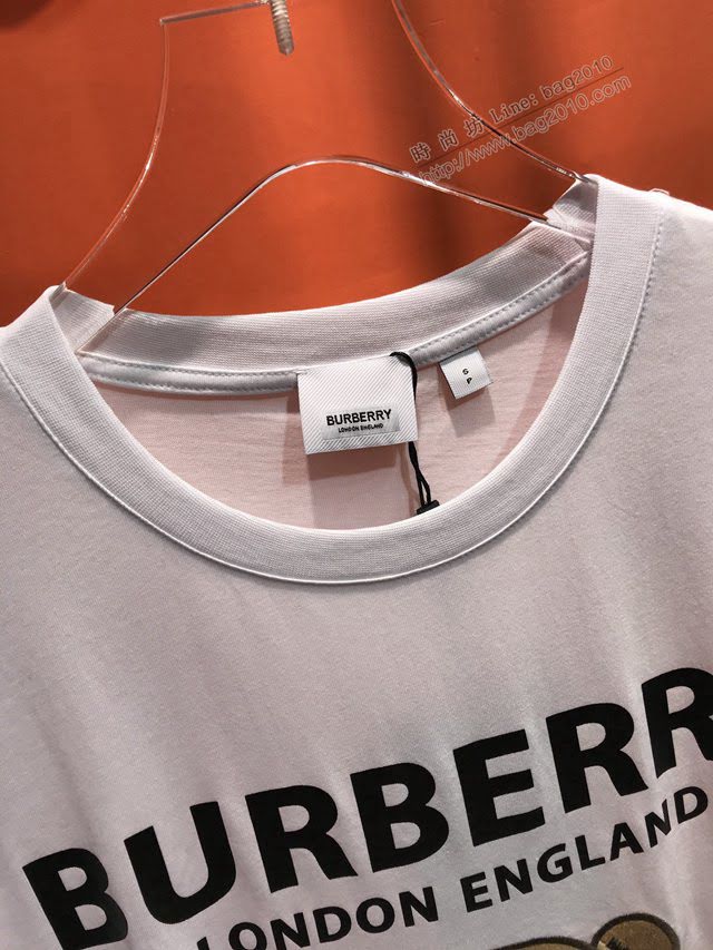 Burberry新款短袖 巴寶莉2020新款刺繡T恤 頂級品質  tzy2557